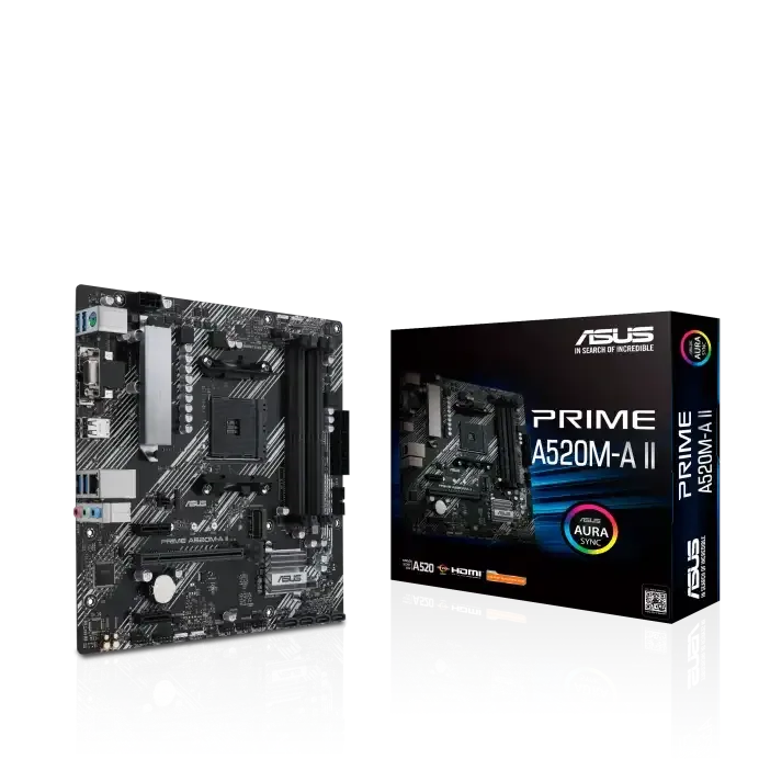 Asus PRIME A520M-A II AM4 micro ATX Motherboard