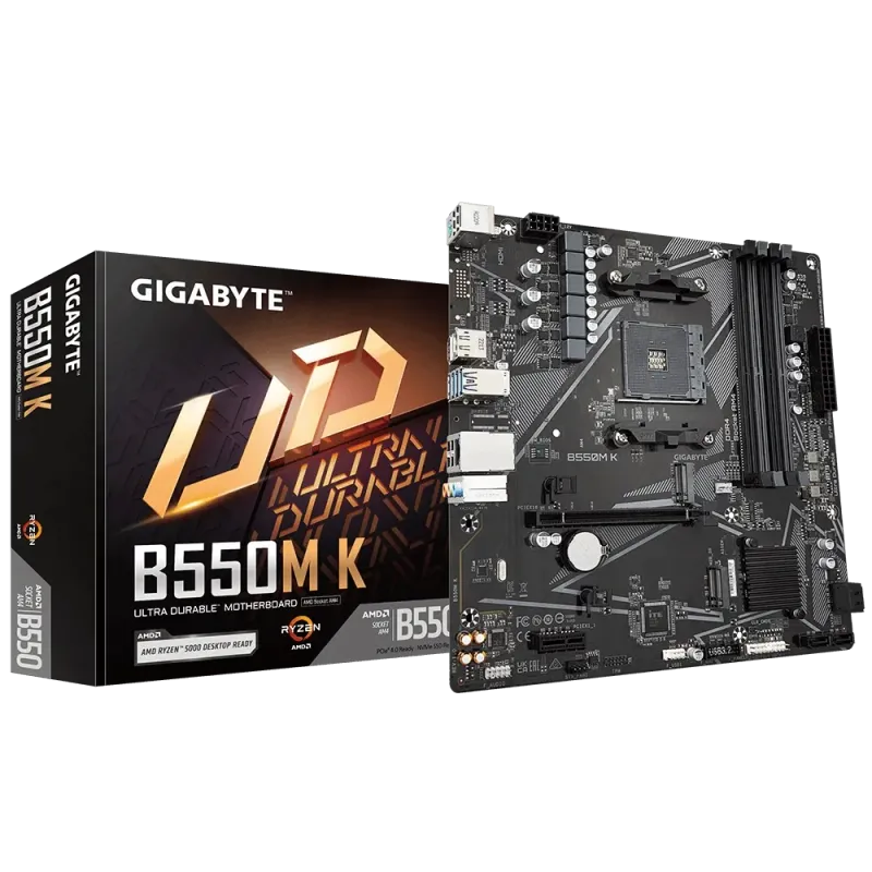 Gigabyte B550M K AMD AM4 Micro ATX Motherboard