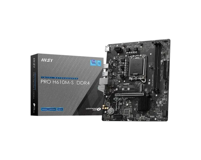 MSI PRO H610M-S DDR4 m-ATX Motherboard