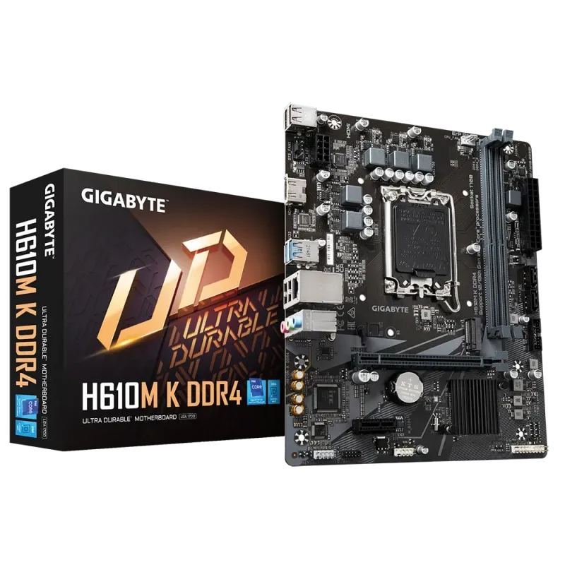 GIGABYTE H610M K DDR4 Micro ATX Motherboard