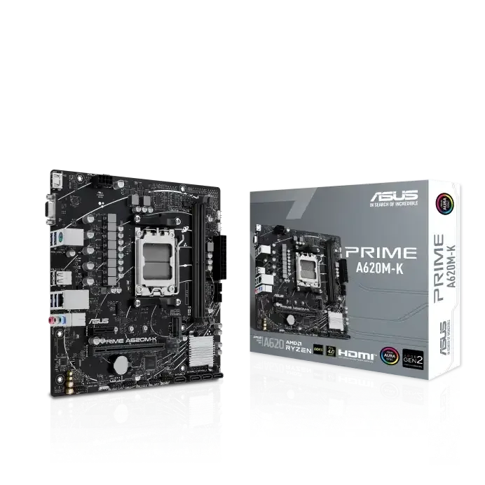 Asus PRIME A620M-K AM5 mATX Motherboard