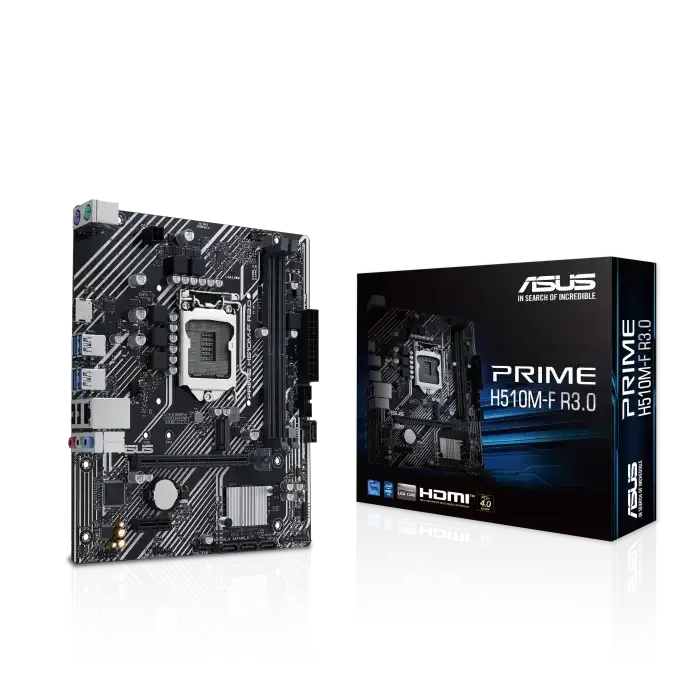 ASUS PRIME H510M-F R3.0 LGA1200 Micro-ATX Motherboard