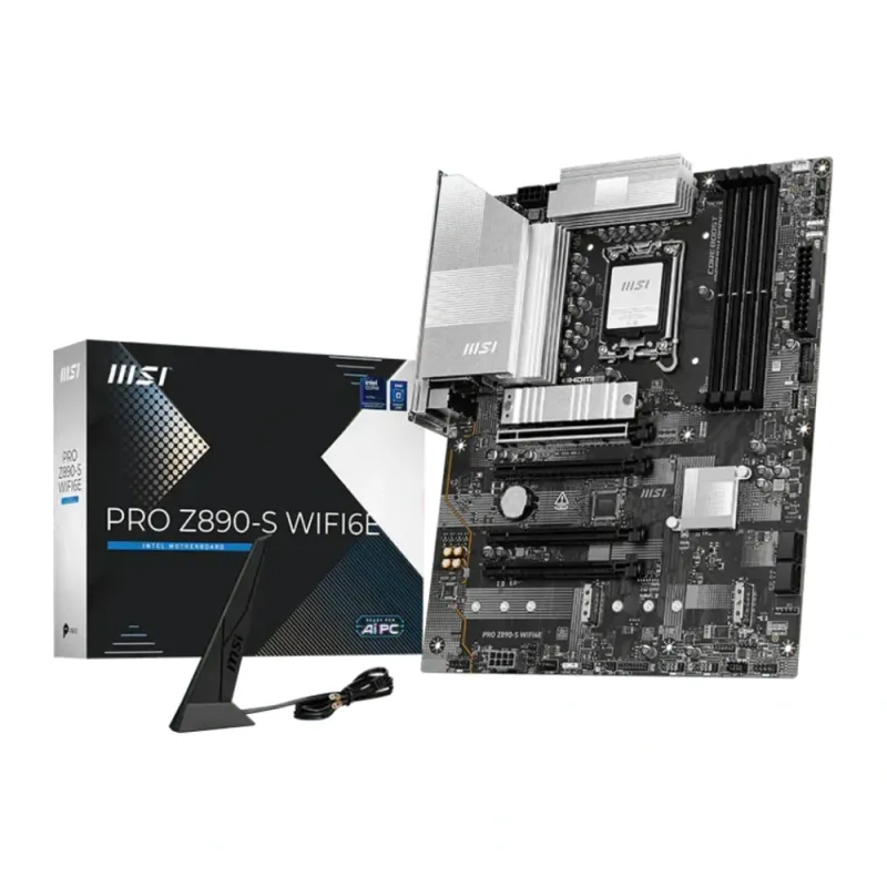 MSI PRO Z890-S WIFI6E LGA 1851 ATX Motherboard