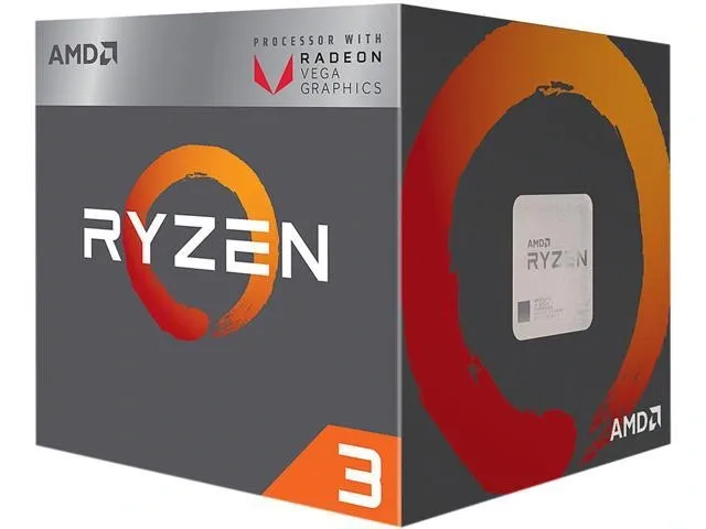 AMD Ryzen 3 2200G Quad-Core Processor With Radeon Vega 8 Graphics
