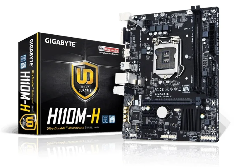 Gigabyte GA-H110M-H Micro ATX Motherboard